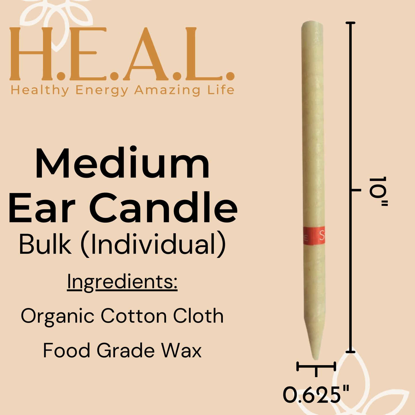 Medium Ear Candles by Doc Harmony