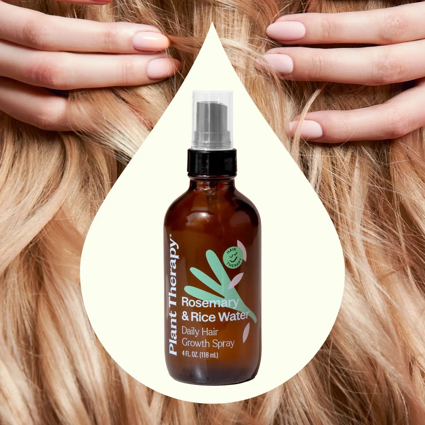Plant Therapy - Rosemary & Rice Water Daily Hair Growth Spray 4oz