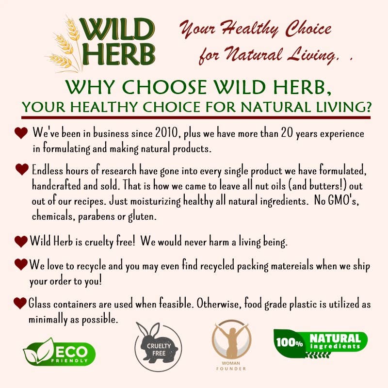 Wild Herb Soap Co - Bath Salts Soak Essential Oils Epsom Sea Salt Skin Softening