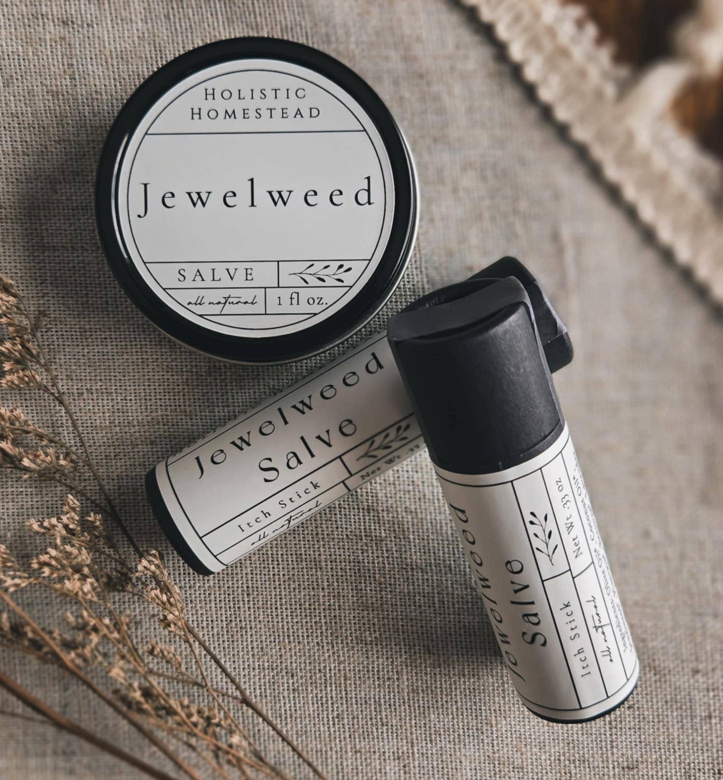 Jewelweed Salve & Itch Stick Holistic Homestead