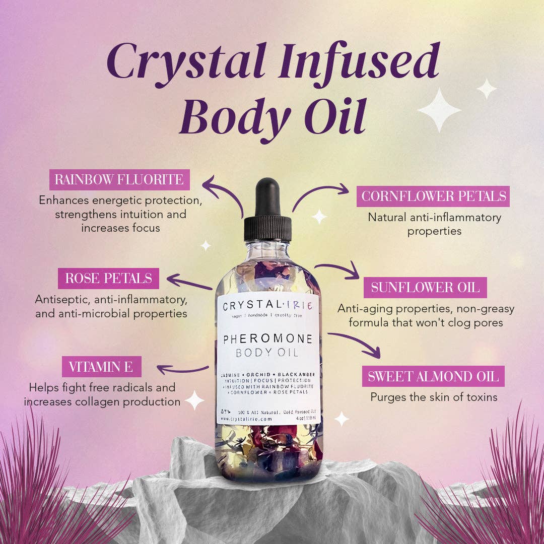 Crystal + Irie - Pheromone Body Oil