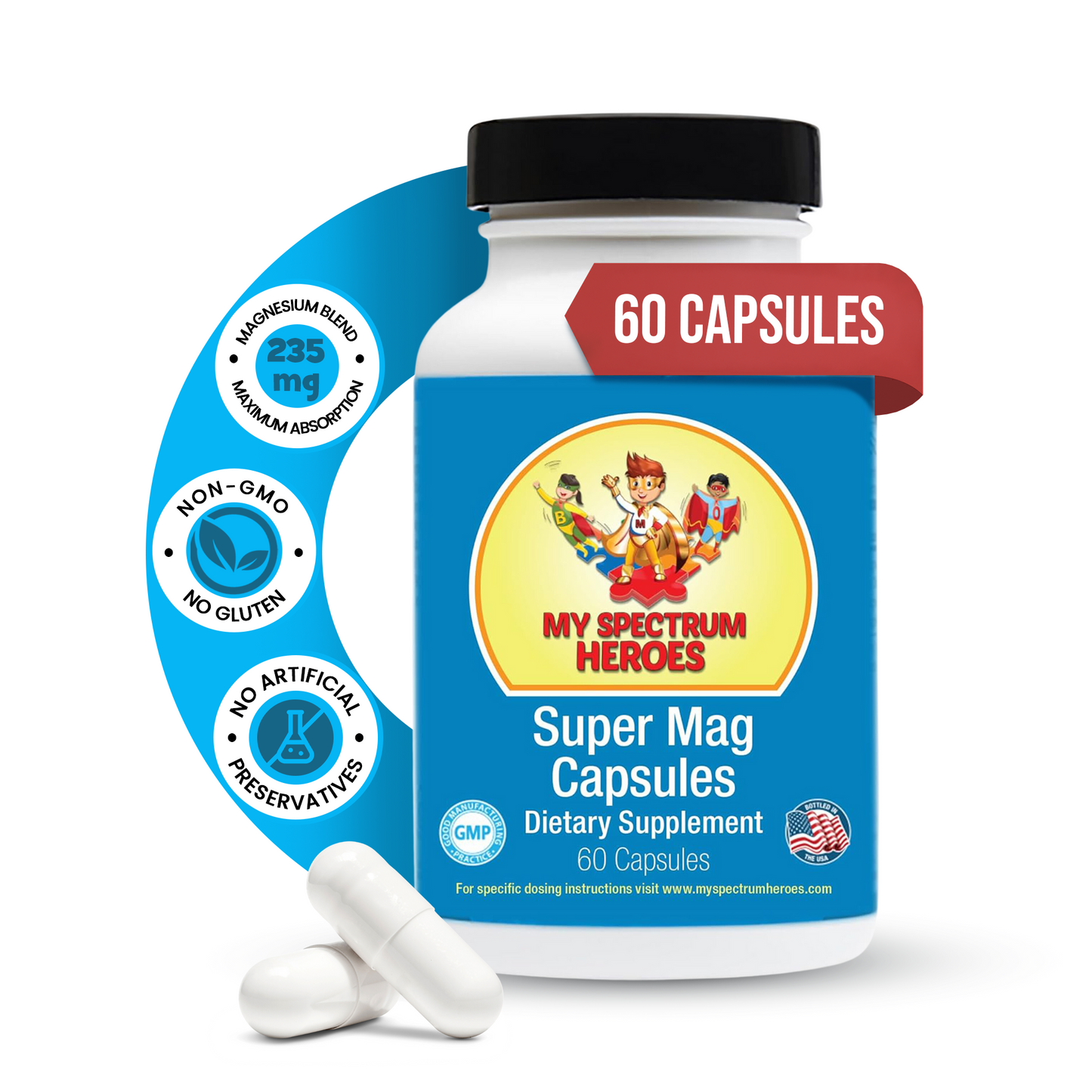 Super Mag Capsules – Magnesium Supplement for Daily Wellness