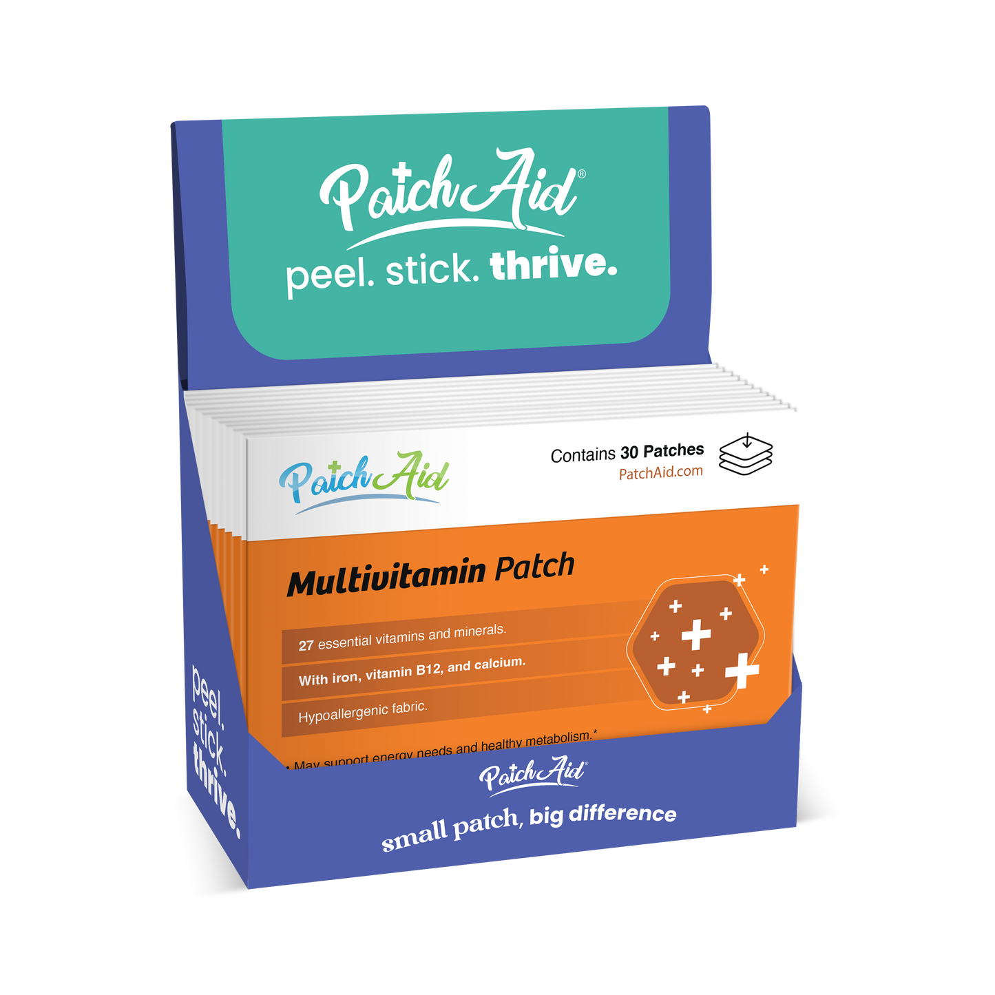 PatchAid - MultiVitamin Plus Patch - Daily Vitamins & Mineral Support