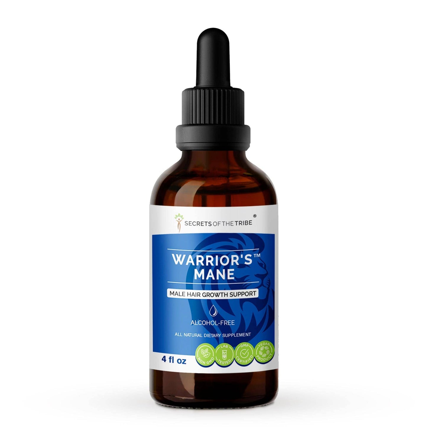 Secrets Of The Tribe - Warrior's Mane. Male Hair Growth Support