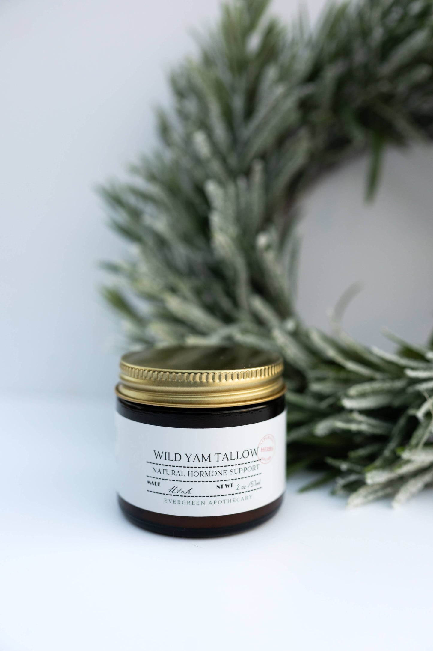 Evergreen Apothecary - Wild Yam Tallow (made with lady may tallow)