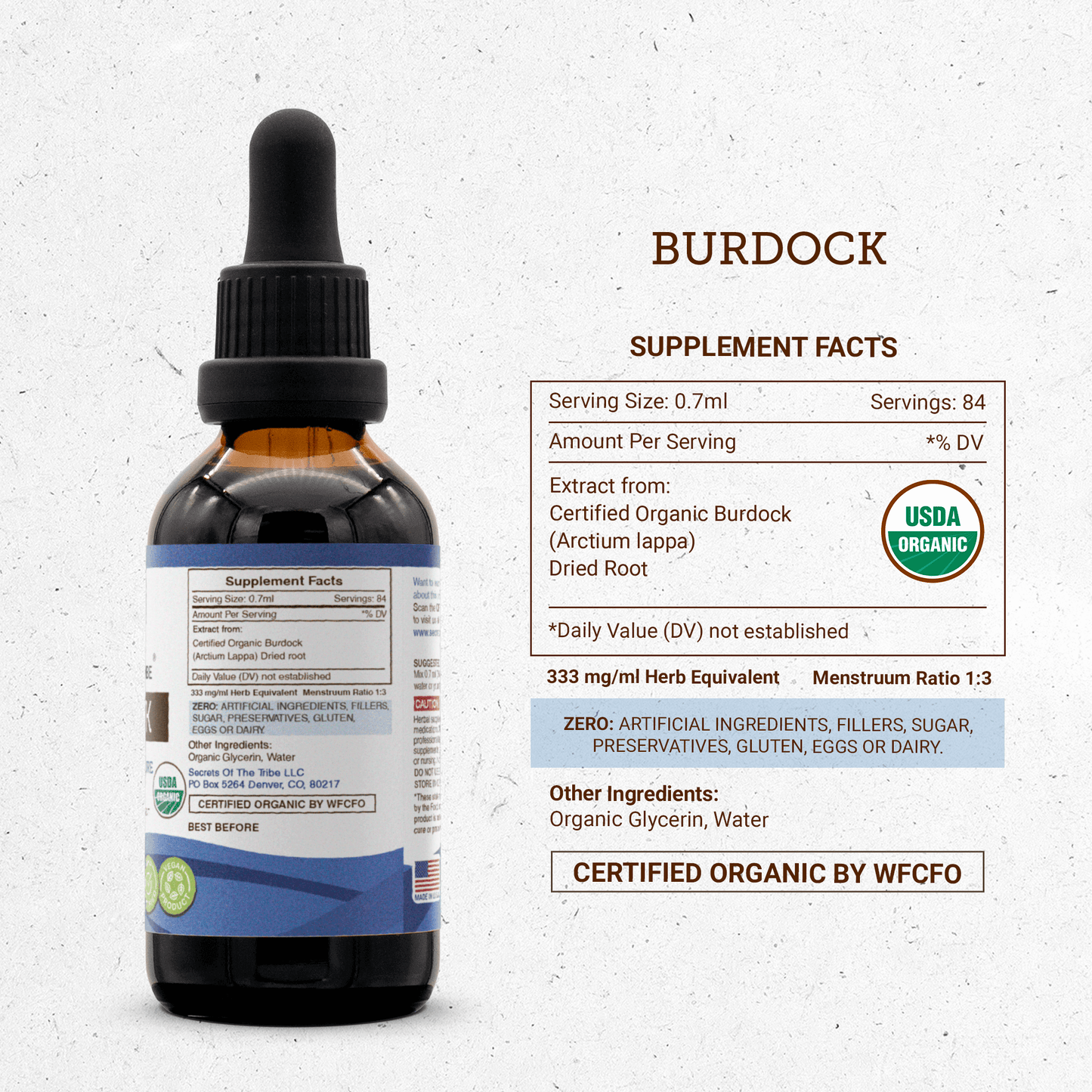 Secrets Of The Tribe - Burdock Tincture