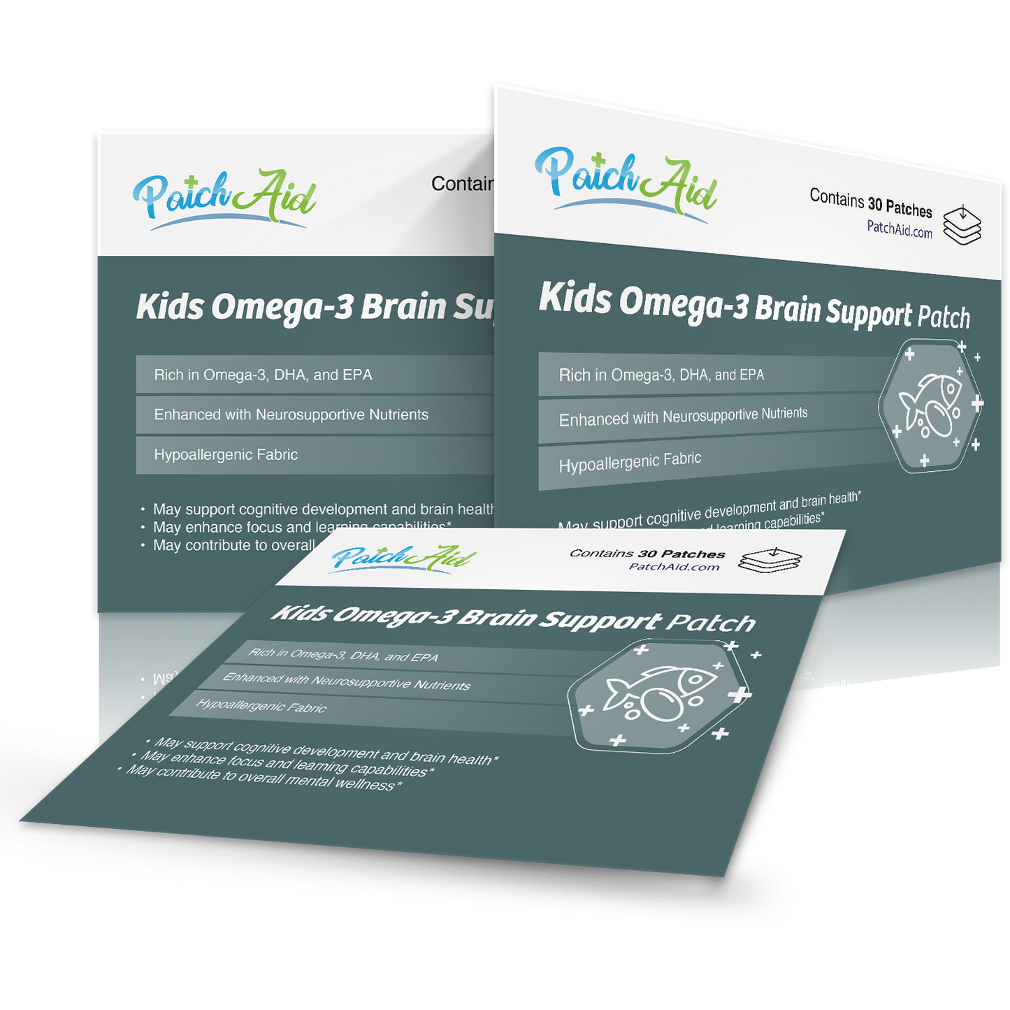 Kids Omega-3 Patch - Antioxidant & Botanical Brain Booster