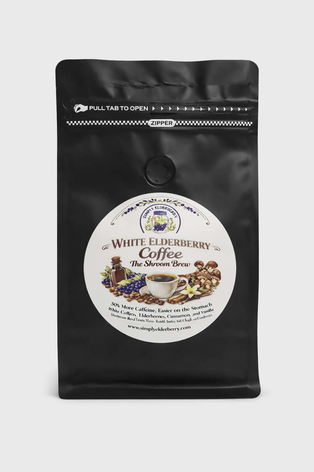 White Elderberry Coffee - (Shroom Brew) 8oz