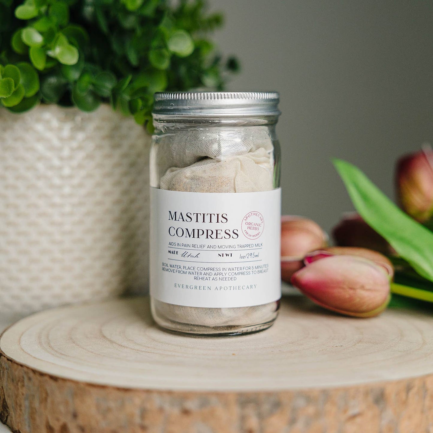 Mastitis Relief Compress - Herbal Remedy