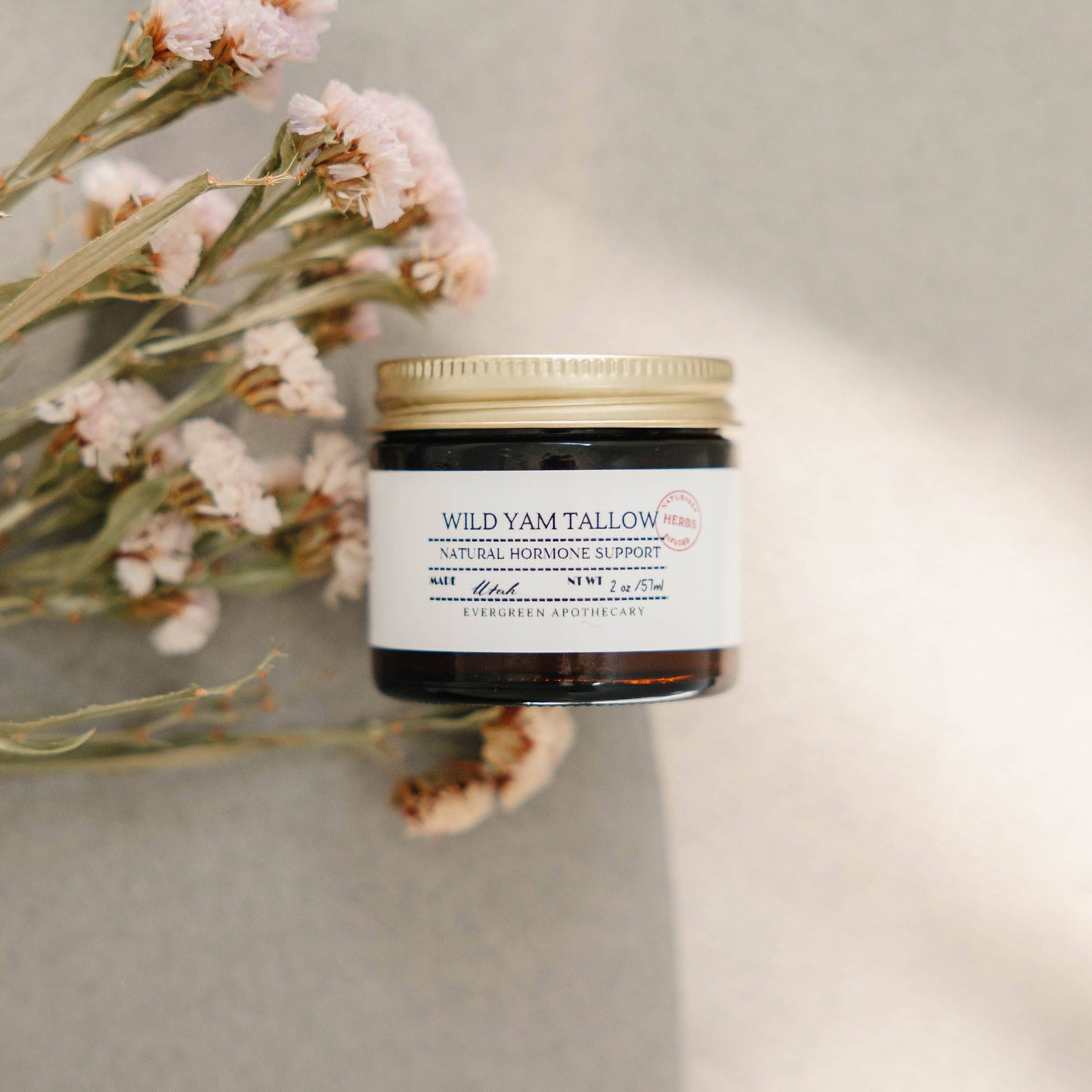 Evergreen Apothecary - Wild Yam Tallow (made with lady may tallow)