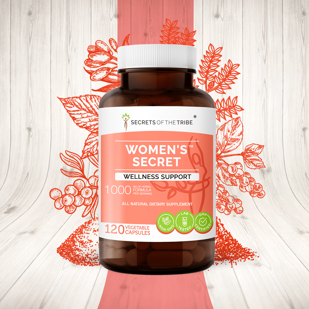 Secrets Of The Tribe - Women's Secret Capsules. Wellness Support