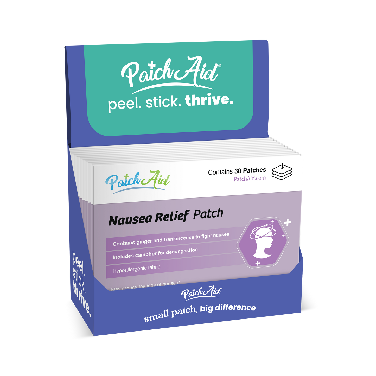PatchAid - Nausea Relief Patch - Gentle & Natural Nausea Remedy