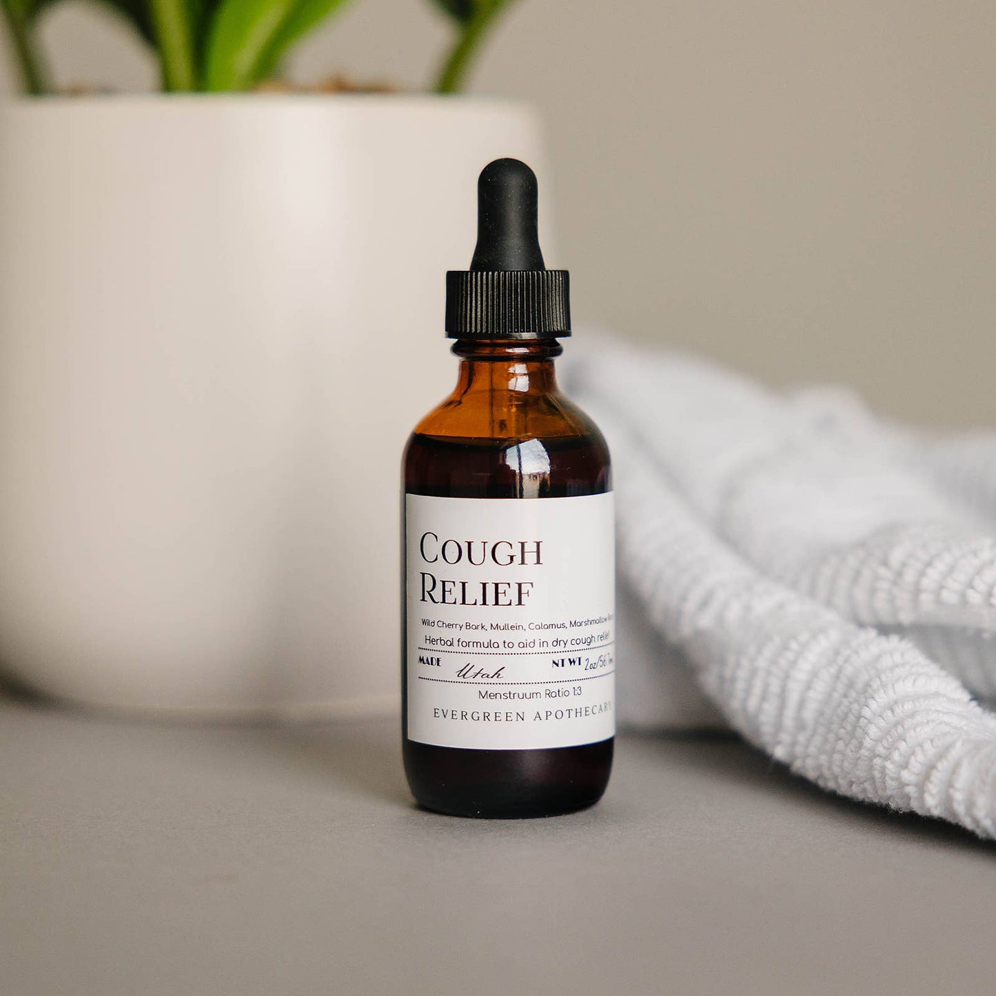 Evergreen Apothecary - Cough Relief- Herbal Tincture