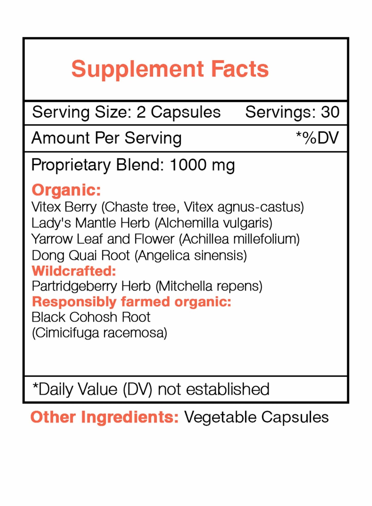 Secrets Of The Tribe - Cycle Regulator Capsules. Menstrual Cycle Support