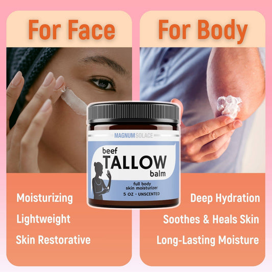 Magnum Solace -Unscented Beef Tallow Balm