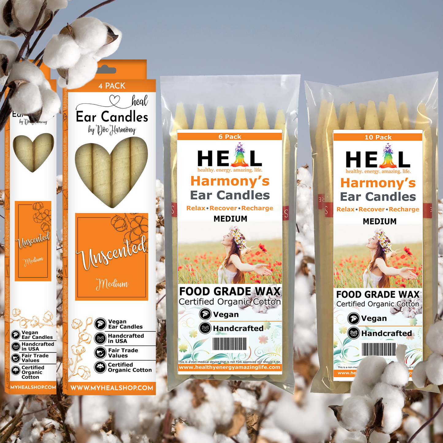 Medium Ear Candles by Doc Harmony
