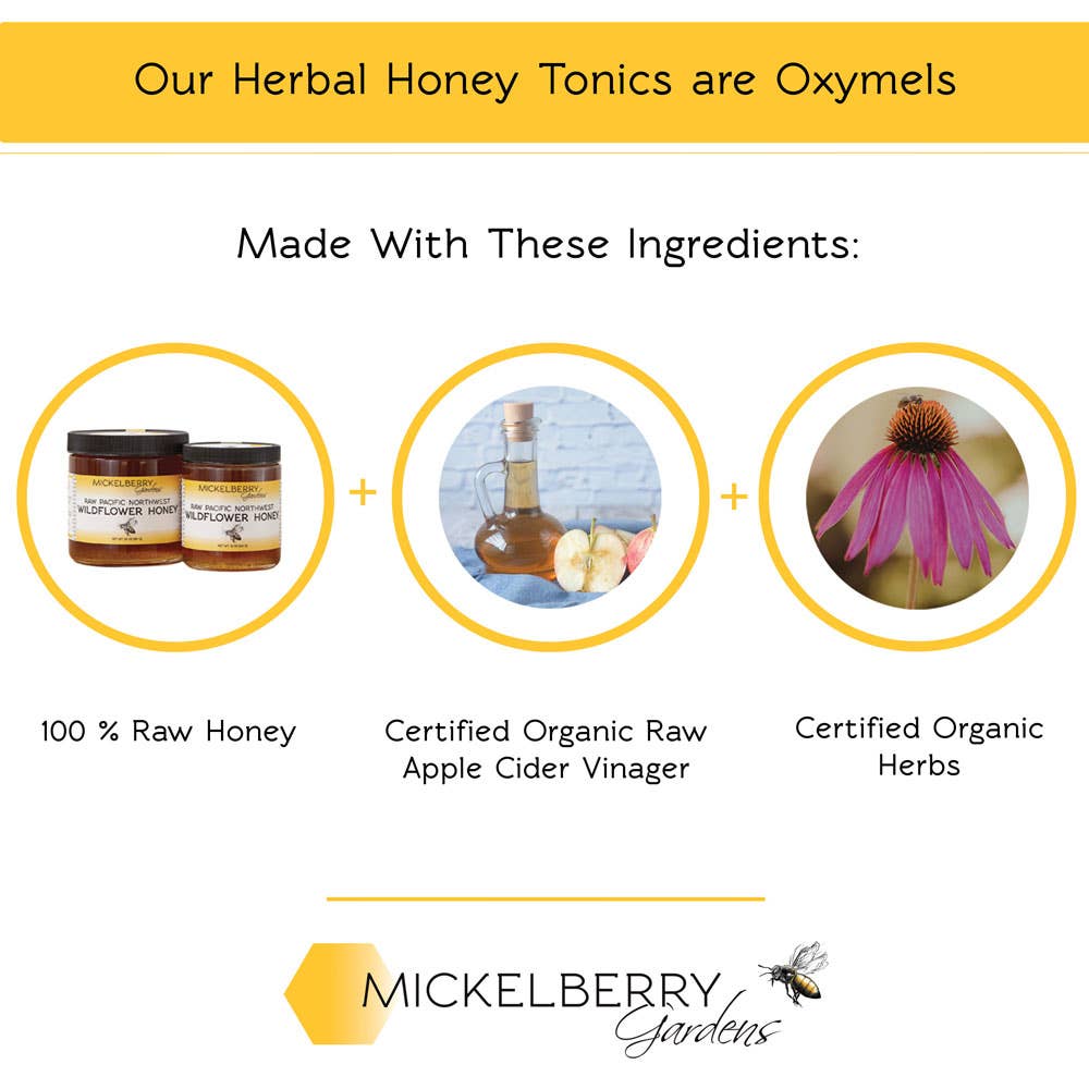 Mickelberry Gardens - Throat and Lung Honey Tonic — nourish your sore throat