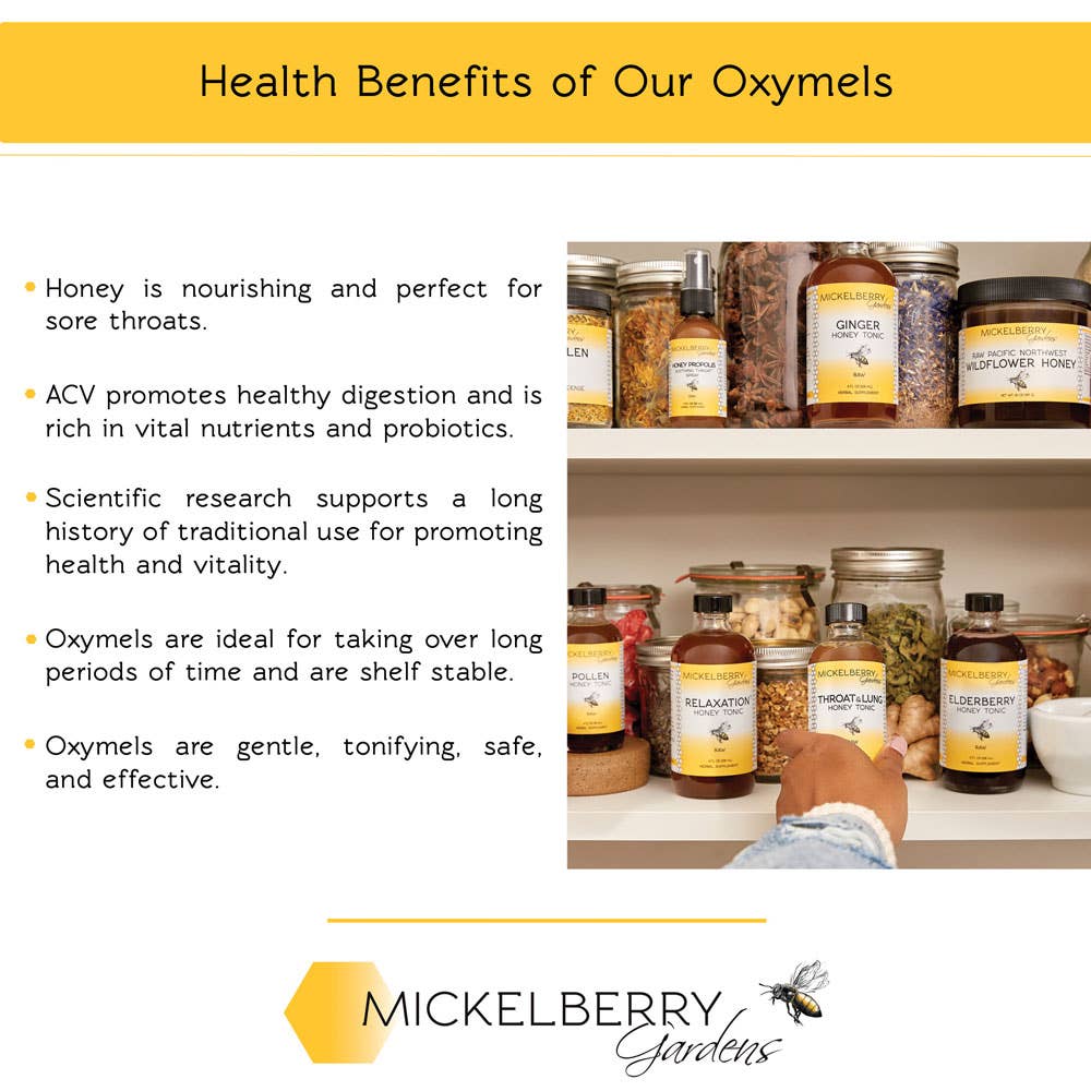 Mickelberry Gardens - Throat and Lung Honey Tonic — nourish your sore throat