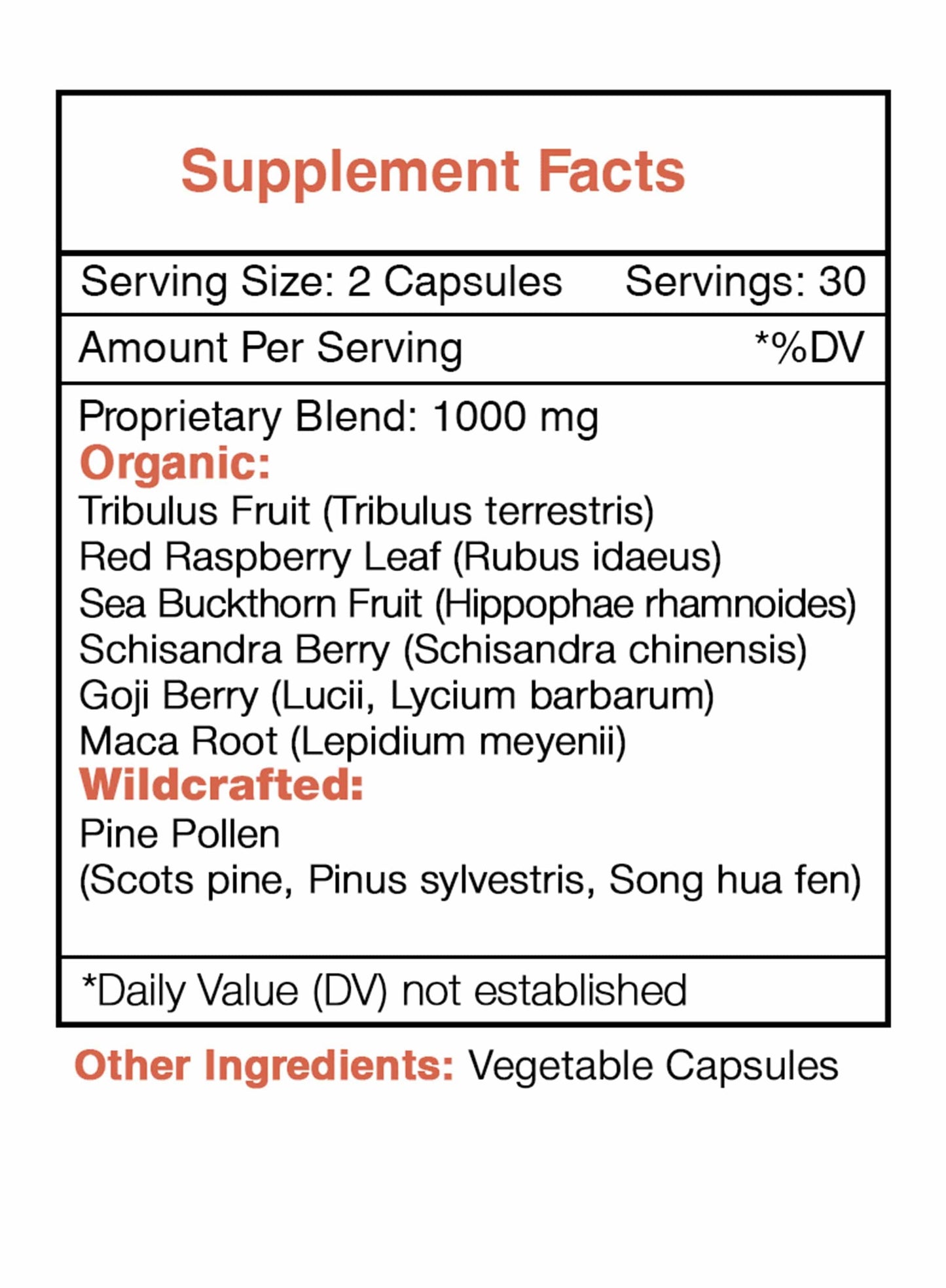 Secrets Of The Tribe - Women's Secret Capsules. Wellness Support