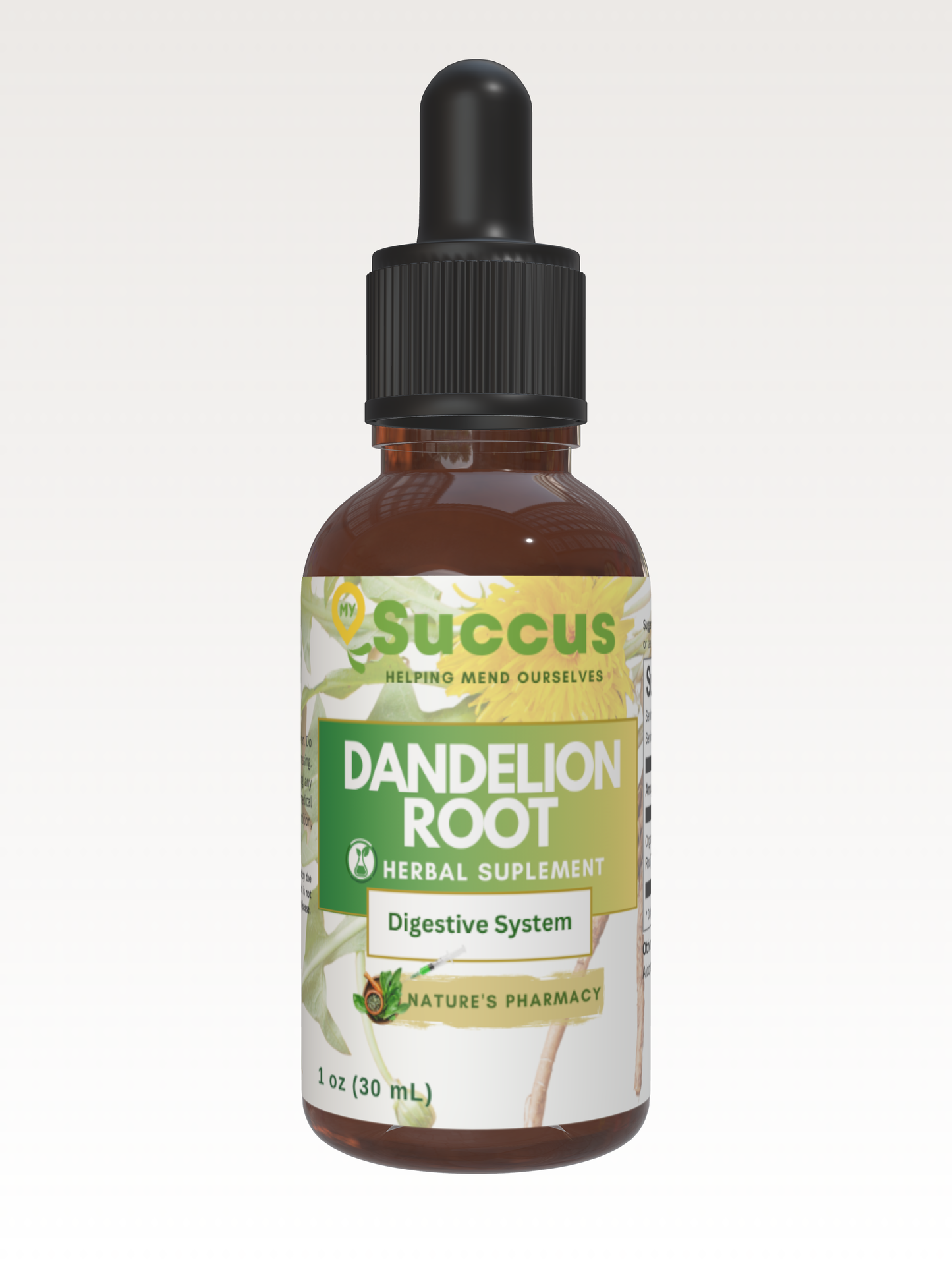 Dandelion Root Tincture - Supports Detox & Liver Health Succus