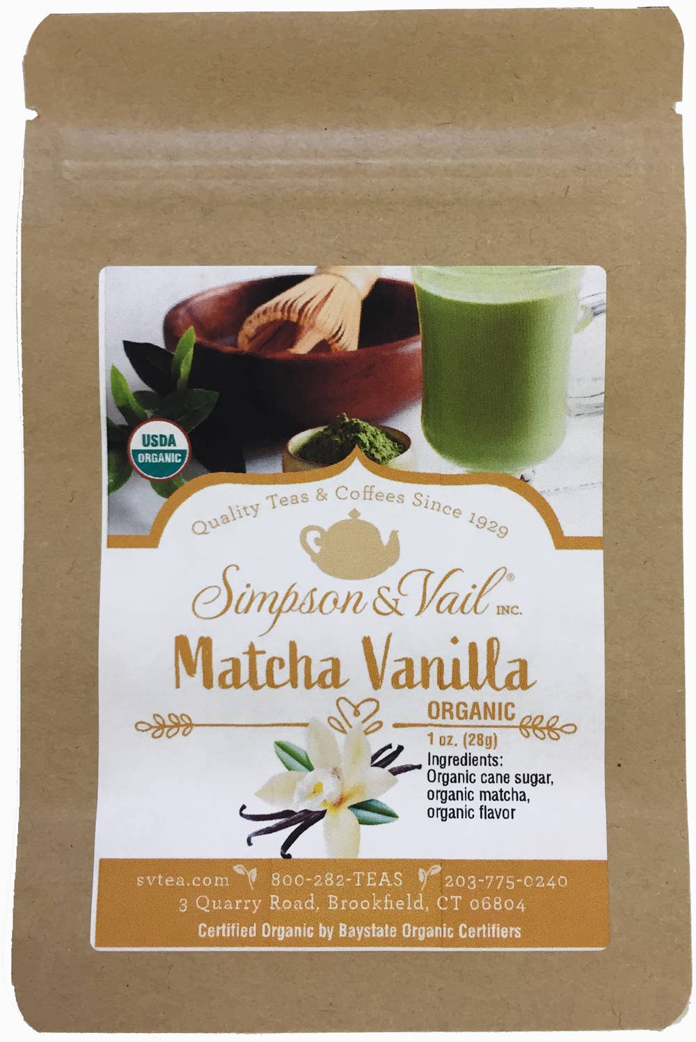 Simpson & Vail - Matcha Powdered Green Tea - Vanilla, Organic